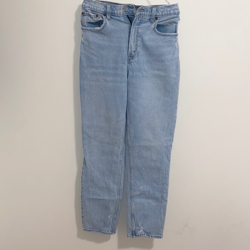 Abercrombie & Fitch Light Blue Straight Leg Jeans